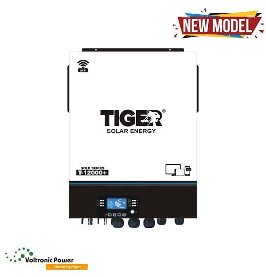 TIGER STRONG SERIES T12000+ 11KW Hybrid Solar Inverter | 12000W PV Input | Wi-Fi Monitoring